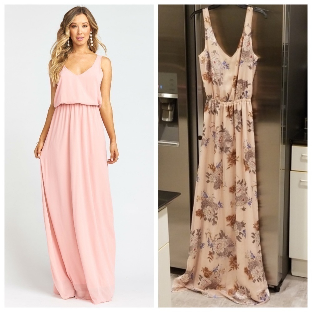 💕SHOW ME YOUR MUMU💕 Floral Chiffon Maxi Dress